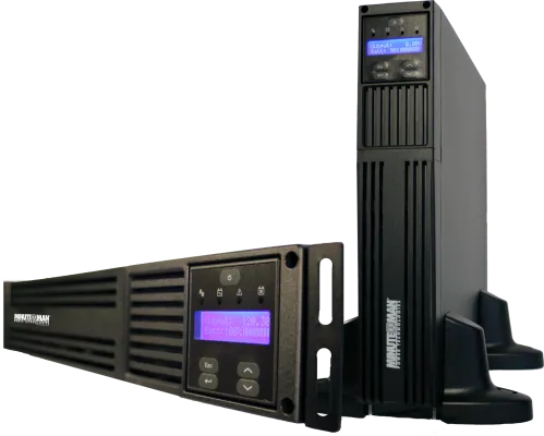 MINUTEMAN - EXR750RT2UNC - UPS AVR 750VA/675W 2U Rack/Wall/Twr Ext Run LCD w/ SNMP-NV6 card