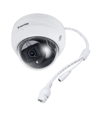 Vivotek - FD9369-F2 - VIVOTEK C-Series FD9369-F2 2MP H.265 Outdoor Fixed Dome IP Camera, 30M IR, 2.8mm Lens, White, NDAA, TAA