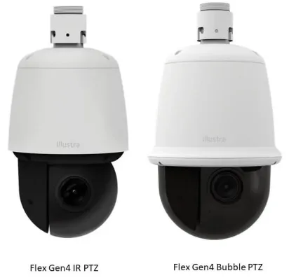 ExacqVision - IFS02-P07-OIA4 - Illustra Flex Gen4 2MP PTZ, Edge AI, TDN w/IR, TWDR, IP66, IK10, Outdoor