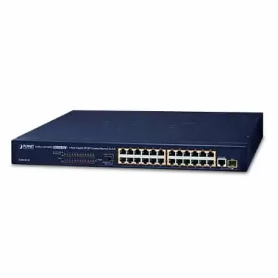 PLANET - FGSW-2511P - 24-Port 10/100BASE-TX 802.3at PoE + 1-Port Gigabit TP/SFP Combo Ethernet Switch