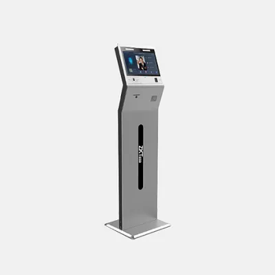 ZKTeco USA - FK1013+ - Body Temperature + Mask Detection Visitor Management Kiosk