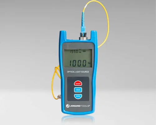 Jonard - FLS-55 - Fiber Optic Light Source Multimode & Singlemode with FC/LC/SC (PC/UPC) Adapters