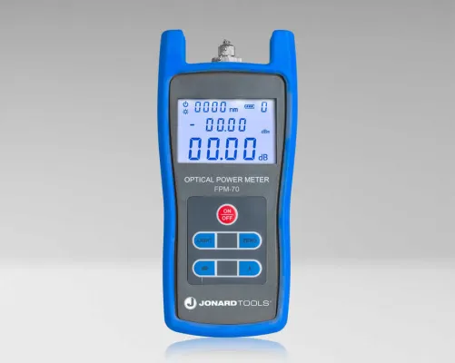 Jonard - FPM-70 - Fiber Optic Power Meter (-70 to +6 dBm) with FC/SC/LC Adapters