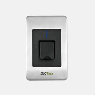 ZKTeco USA - FR1500-HID - Flushmount Slave Fingerprint Reader with HID 125 Khz Card Reader
