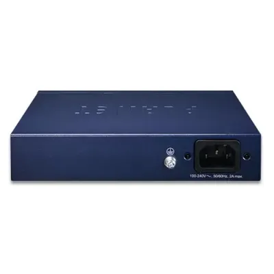 PLANET - FSD-604HP - 4-Port 10/100TX 802.3at POE + 2-Port 10/100TX Desktop Switch (60W POE Budget, 250m Extend mode, fanless, internal Power Supply)