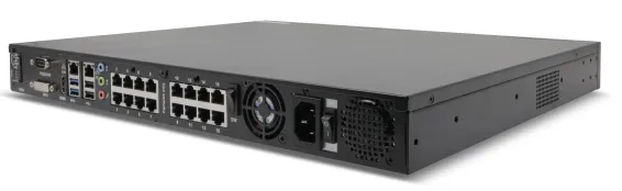 ExacqVision - IP16-08T-GPL - 8TB PoE+ G-Series IP Desktop NVR Linux with 16 IP Professional licenses (16 max)