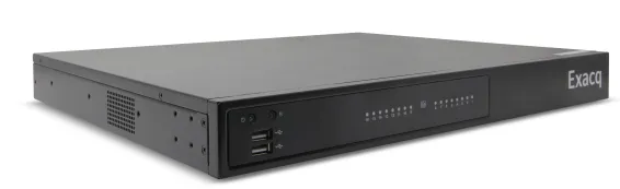 ExacqVision - IP16-08T-GPL - 8TB PoE+ G-Series IP Desktop NVR Linux with 16 IP Professional licenses (16 max)