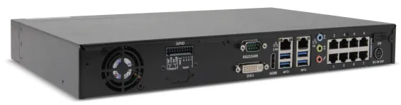 ExacqVision - IP08-12T-GPL-E - 12TB PoE+ G-Series IP Desktop NVR Linux with 8 IP Enterprise licenses (8 max)