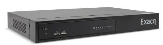 EXACQ - IP08-04T-GPL - IP Desktop 8 port PoE+ G-Series exacqVision NVR with 8 IP Professional licenses (8 max), 4TB Internal storage. PoE 120W total, 15w simultaneous all ports, 30w max per port. Linux Ubuntu 22.04 LTS OS on SSD, 4GB RAM, 1 X 1GbE, 1