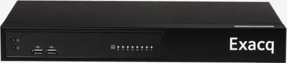 ExacqVision - IP04-06T-G2P08 - 6TB G-Series Desktop PoE Recorder with 8 PoE+ IP Camera Ports
