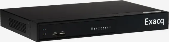 ExacqVision - IP04-08T-G2P08 - 8TB G-Series Desktop PoE Recorder with 8 PoE+ IP Camera Ports