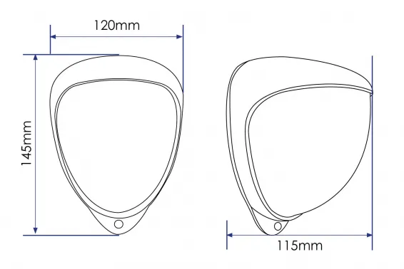 GJD - GJD300W - D-TECT2 30m (98ft) x 30m (82ft) volumetric PIR Detector - White Housing