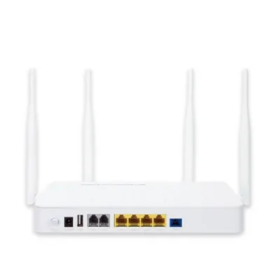 Planet - GPN-400ACV - GPON HGU with 4-Port 10/100/1000T LAN, 1200Mbps 802.11AC Wireless, 2-Port FXS