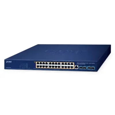 PLANET - GS-4210-24UP4X - 24-Port 10/100/1000T 802.3bt PoE + 4-Port 10G SFP+ Managed Ethernet Switch