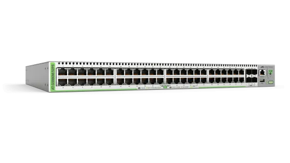 Hanwha - AT-GS980M/52PS-10 - AT 48 x Gigabit Ethernet managed Switch,  4x SFP uplink port,  PoE+ 740W total PoE budget