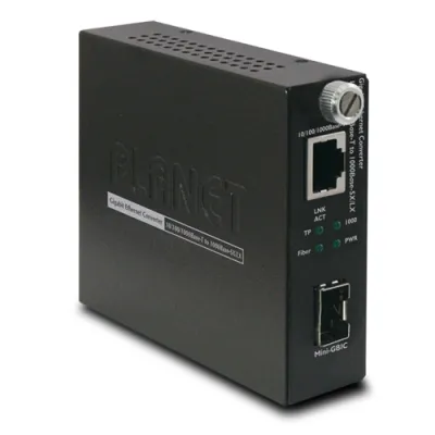 Planet - GST-805A - 10/100/1000Base-T to Mini-GBIC Smart Gigabit Converter