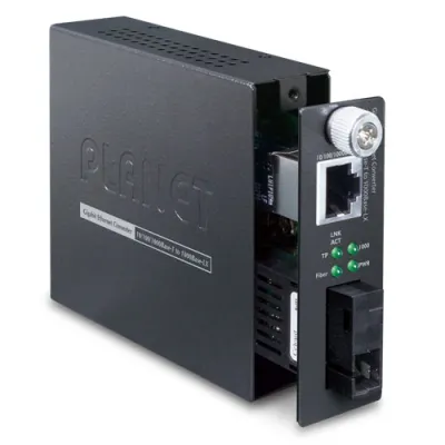 PLANET - GST-806B15 - 10/100/1000Base-T to WDM  Bi-directional Smart Fiber Converter - 1550nm - 15KM