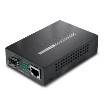 Planet - GT-905A - 10/100/1000Base-T to mini-GBIC Managed Media Converter – SFP