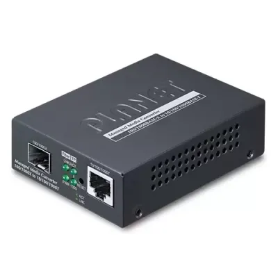 Planet - GT-915A - 10/100/1000BASE-T to 100/1000BASE-X SFP Managed Media Converter