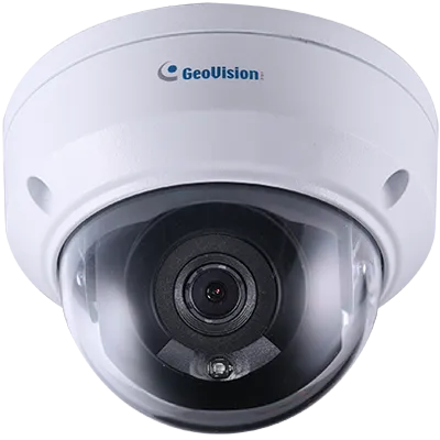 GeoVision - GV-TDR2700-0F - Two-way audio, 2MP H.265 Low Lux WDR Pro IR Mini Fixed Rugged IP Dome