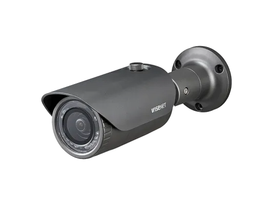 Hanwha - HCO-7030RA - 4MP Outdoor Analog HD Bullet Camera with Night Vision & 6mm Lens