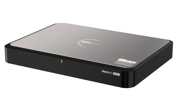 QNAP - HS-264-8G-US - QNAP HS-264 2-Drive Fanless NAS, Intel 4C/4T Processor, Burst up to 2.9 GHz, 8GB DDR4 RAM, 2 x 2.5"/3.5" SATA HDD bay, 2.5 GbE Network, 2 x HDMI