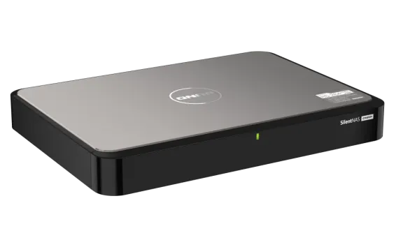 QNAP - HS-264-8G-US - QNAP HS-264 2-Drive Fanless NAS, Intel 4C/4T Processor, Burst up to 2.9 GHz, 8GB DDR4 RAM, 2 x 2.5"/3.5" SATA HDD bay, 2.5 GbE Network, 2 x HDMI
