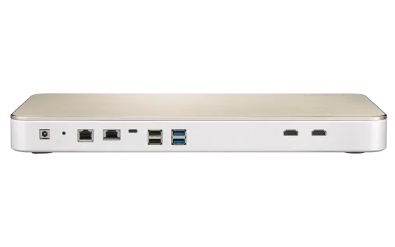 QNAP - HS-453DX-8G-US - QNAP HS-453DX 4-drive fanless NAS. Intel 4-core 1.5GHz, 8GB DDR4 RAM, 2 x 2.5"/3.5" SATA HDD bay + 2 x M.2 2280 SATA SSD slots, built-in 10G and 1G network, 2 x HDMI