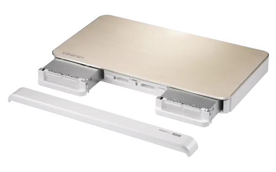 QNAP - HS-453DX-8G-US - QNAP HS-453DX 4-drive fanless NAS. Intel 4-core 1.5GHz, 8GB DDR4 RAM, 2 x 2.5"/3.5" SATA HDD bay + 2 x M.2 2280 SATA SSD slots, built-in 10G and 1G network, 2 x HDMI