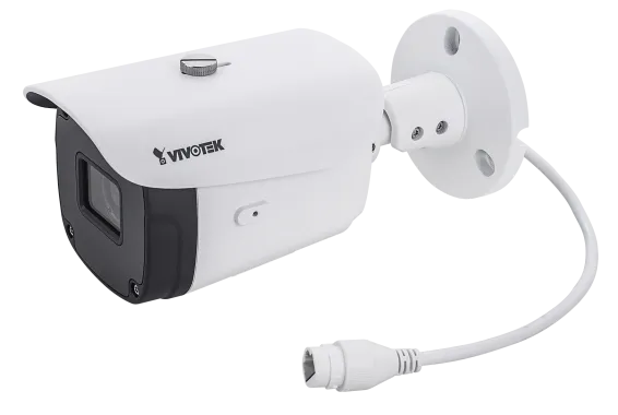 Vivotek - IB9388-HT - VIVOTEK C-Series IB9388-HT 5MP H.265 Outdoor Bullet IP Camera, 30M IR, 2.8-12mm Lens, White, NDAA, TAA