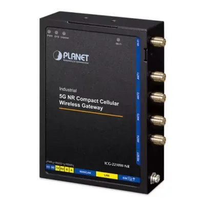 Planet - ICG-2210W-NR-US - Industrial 5G NR Compact Cellular Wireless Gateway with 2-Port 10/100/1000T