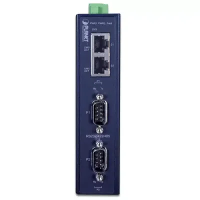 Planet - ICS-2200T - Industrial 2-Port RS232/RS422/RS485 Serial Device Server