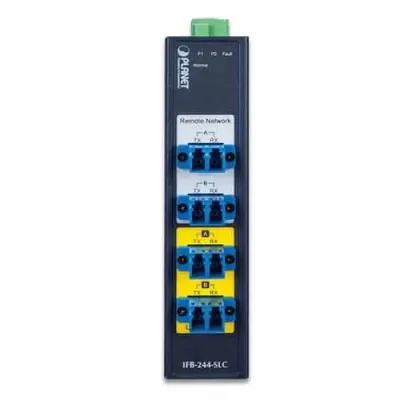 Planet - IFB-244-SLC - Industrial 2-Channel Optical Fiber Bypass Switch [Single Mode LC Connector]