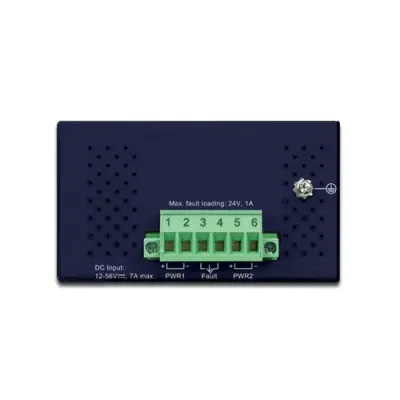 Planet - IGS-504HPT - IP40 Industrial 4-Port 10/100/1000T 802.3at PoE + 1-Port 10/100/1000T Gigabit Ethernet Switch(-40 to 75 C, dual 12V~56V DC power boost, PoE Usage LED)