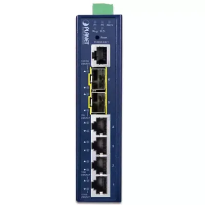 Planet - IGS-5225-4T2S - L2+ Industrial 4-Port 10/100/1000T + 2-Port 1G/2.5G SFP Managed Ethernet Switch