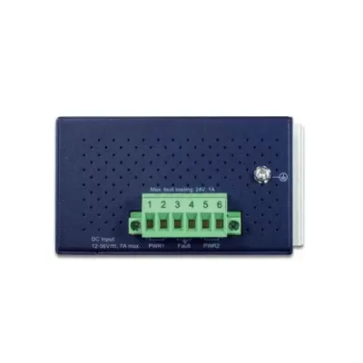 Planet - IGS-614HPT - Industrial 4-Port 10/100/1000T 802.3at PoE + 1-Port 10/100/1000T + 1-Port 100/1000X SFP Gigabit Ethernet Switch