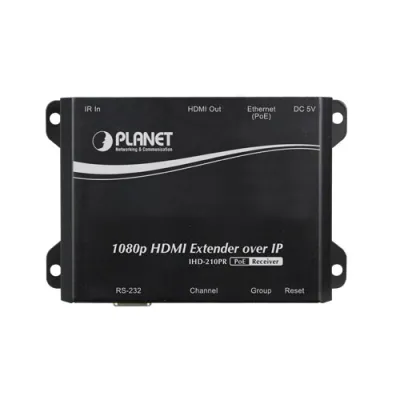Planet - IHD-210PR - HDMI Extender Receiver over IP with PoE - High Definition Digital Signage