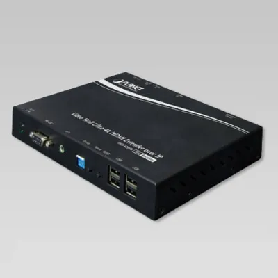 Planet - IHD-410PR - Video Wall Ultra 4K HDMI/USB Extender Receiver over IP with PoE - Ultra High Definition Digital Signage