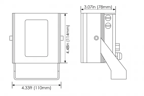 GJD - IM-8-P - Infra-Red Medium Range Clarius Plus PoE+ (.at) LED Illuminator (850nm)