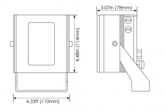 GJD - IM-9-IP - Medium Range 940nm IR LED Clarius IP Enabled PoE+ (.at) Illuminator