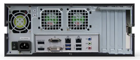 ExacqVision - IP04-02T-DTA-E - 2TB A-Series IP Desktop recorder Enterprise server Win10 with 4 IP cameras licenses