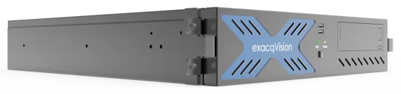 ExacqVision - 1608-18T-R2AL-E - 18TB A-Series Hybrid 2U Recorder Enterprise Linux With 8 IP Cameras Licenses and 16 Analog