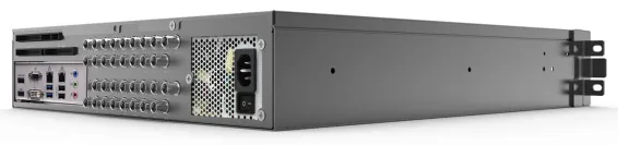 ExacqVision - 1608-12T-R2AL-E - 12TB A-Series Hybrid 2U Recorder Enterprise Linux With 8 IP Cameras Licenses and 16 Analog