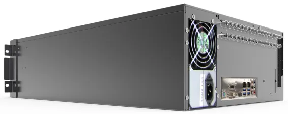 ExacqVision - 6408-12T-R4AL-E - 12TB A-Series Hybrid 4U Recorder Enterprise Linux With 8 IP Cameras Licenses and 64 Analog