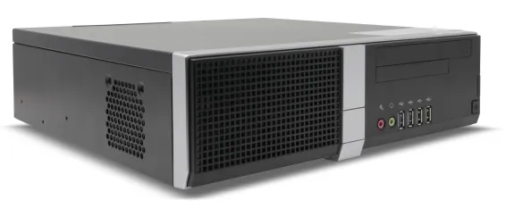 ExacqVision - 1608-04T-1QW - Q-Series Hybrid Desktop NVR with 8 IP Professional Windows 10 Licenses (32 max) and 16 Analog Channels 4TB