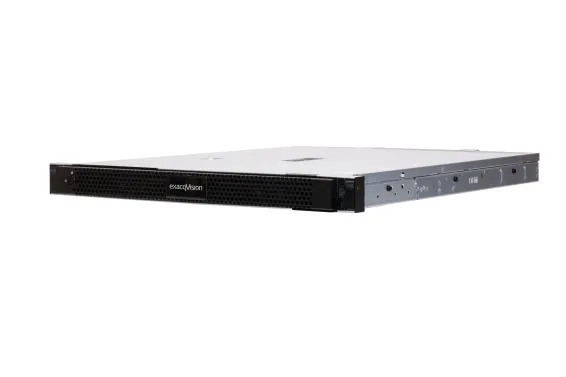 ExacqVision - IP08-48T-R1XL - IP 1U Rackmount Redundant X-Series NVR with 8 IP Professional Licenses (150 max), 48TB RAID5 Configured Storage (36TB usable). Linux Ubuntu 22.04 LTS OS on Dual SSD RAID1, Redundant Power Supplies, 16GB RAM, Dual 1