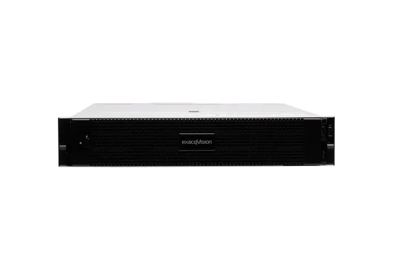 EXACQ - IP08-72T-R2XW - IP 2U Rackmount Redundant X-Series exacqVision NVR with 8 IP Professional licenses (175 max), 72TB RAID6 configured storage (48TB usable). Windows Server 2022 OS on Dual SSD RAID1, redundant power supplies, 32GB RAM, Dual 1GbE