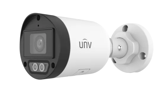 Uniview - IPC2124LB-AF28K-DL - UNV 4MP Dual Light Fixed Mini Bullet, 2.8mm, Built-in Mic (No UMD)