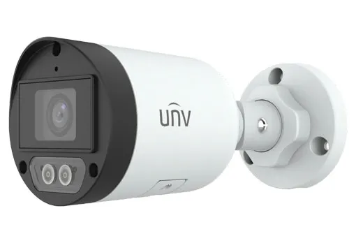 Uniview - IPC2124LB-AF40K-DL - UNV 4MP Dual Light Fixed Mini Bullet, 4mm, Built-in Mic (No UMD)
