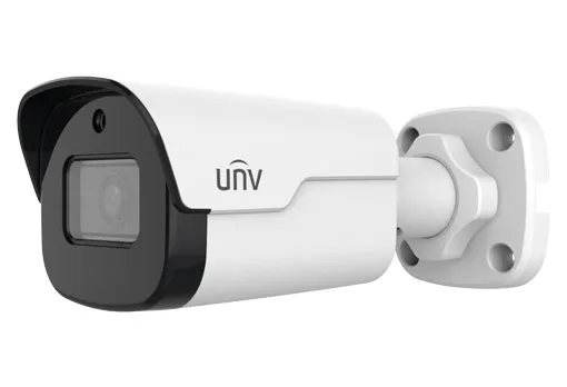Uniview - IPC2124SS-ADF40KM - UNV 4MP Mini Bullet Network Camera(LightHunter,30m IR,WDR,POE,4mm,Build-in MicroPhone,SD)